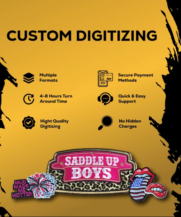 Custom Embroidery Digitizing Services