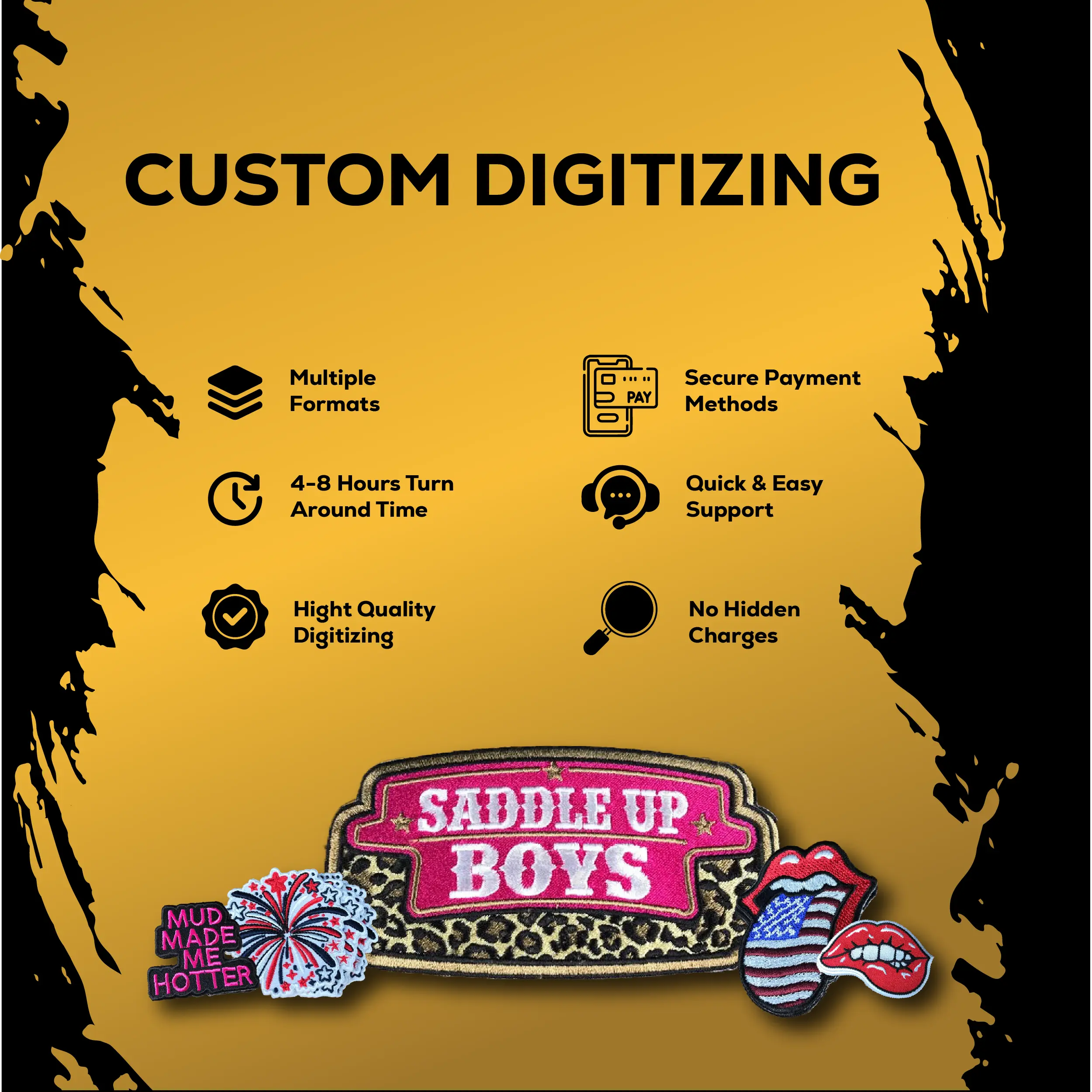 Custom Embroidery Digitizing Services Custom Embroidery Digitizing Services