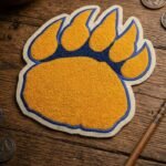 Custom Chenille Bear Paw Patch