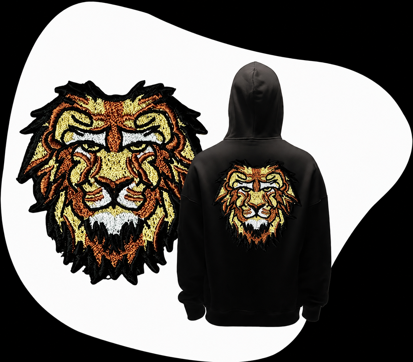 Jacket Back Digitizing Patch