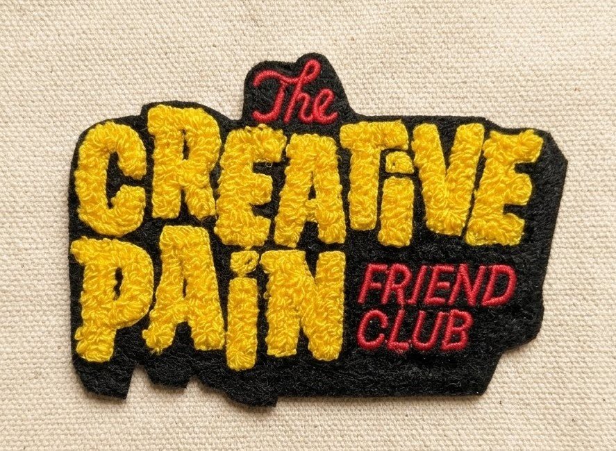 The Creative Pain The Creative Pain Chenille Patch – Custom Embroidered Patch - Image 1